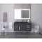 Castello Usa Nile 48" Wall Mounted  Black Vanity With Black Top And Brushed Nickel Handles CB-MC-48BLK-BN-2053-BL - alternate 7